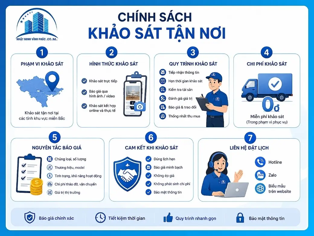 Chính sách khảo sát tận nơi