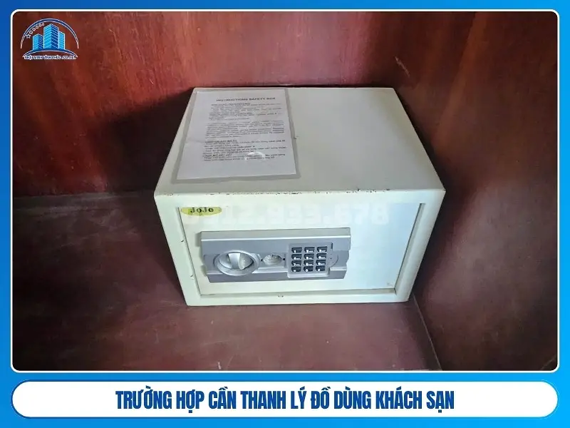 trường hợp cần thanh lý đồ dùng khách sạn