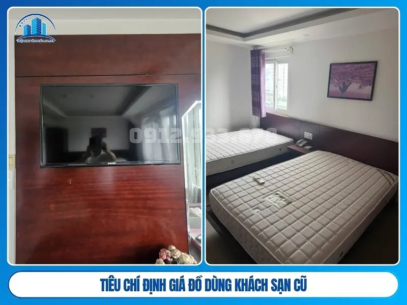 tiêu chí định giá đồ dùng khách sạn cũ