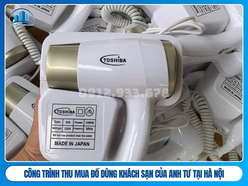 Công trình thu mua đồ dùng khách sạn của anh tư tại hà nội