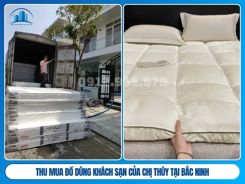 Thu mua đồ dùng khách sạn của chị thùy tại Bắc Ninh