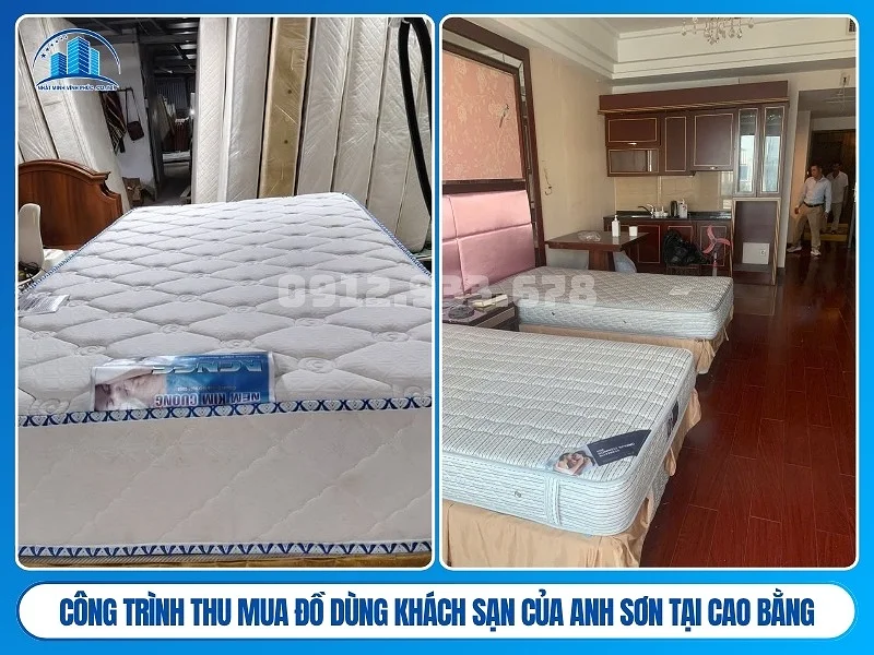 Công trình Thu mua đồ dùng khách sạn của anh sơn tại Cao Bằng