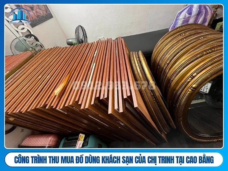 Công trình Thu mua đồ dùng khách sạn của chị trinh tại Cao Bằng