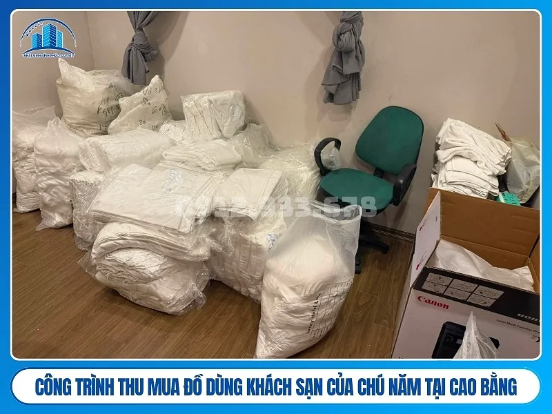 Công trình Thu mua đồ dùng khách sạn của chú năm tại Cao Bằng