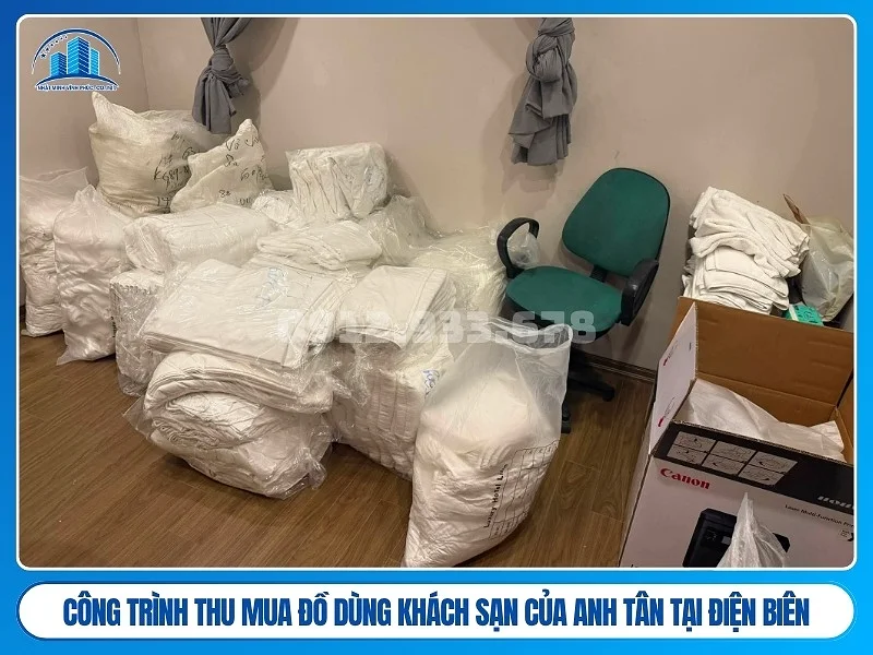Công trình Thu mua đồ dùng khách sạn của anh tân tại Điện Biên