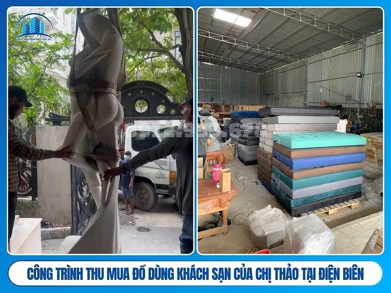 Công trình Thu mua đồ dùng khách sạn của chị thảo tại Điện Biên