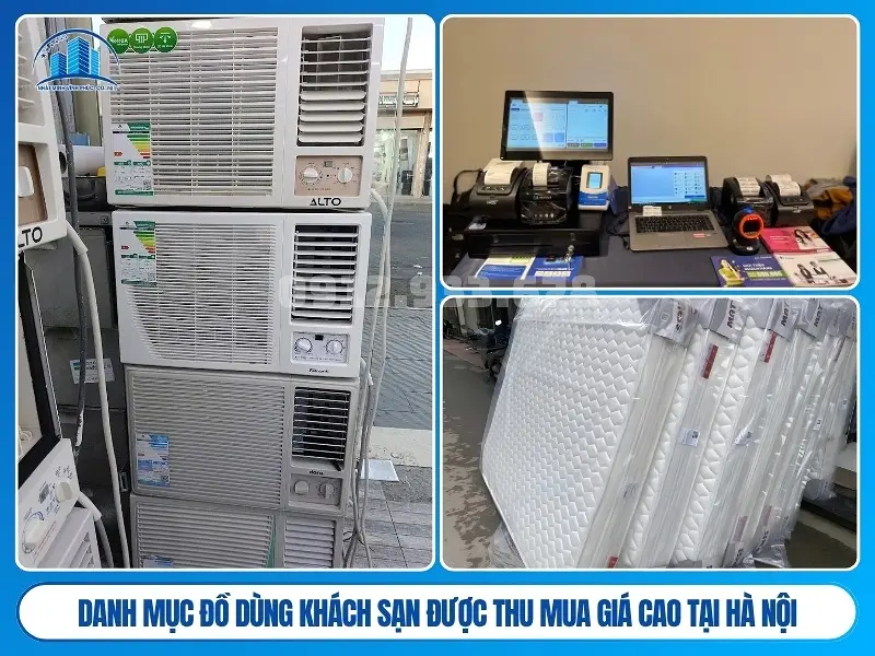 Danh mục đồ dùng khách sạn được thu mua giá cao tại Hà Nội