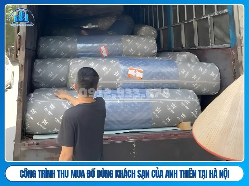 Công trình Thu mua đồ dùng khách sạn của anh thiên tại Hà Nội