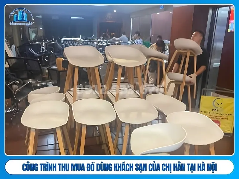 Công trình Thu mua đồ dùng khách sạn của chị hân tại Hà Nội