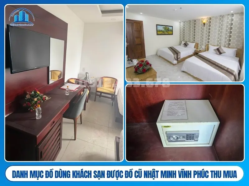 Danh mục đồ dùng khách sạn được Đồ Cũ Nhật Minh Vĩnh Phúc thu mua