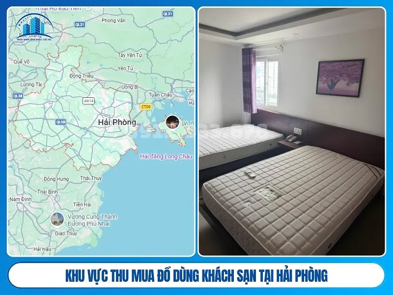 Khu vực thu mua đồ dùng khách sạn tại Hải Phòng