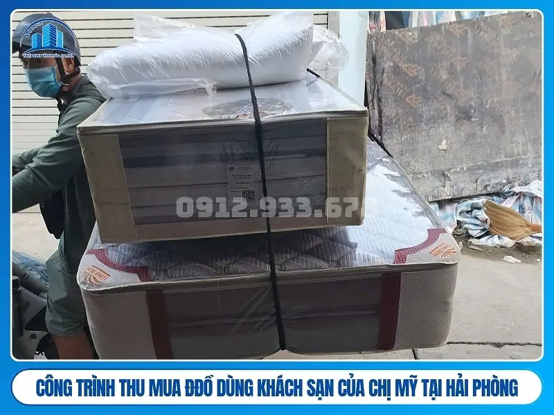 Công trình thu mua đđồ dùng khách sạn của chị mỹ tại hải phòng