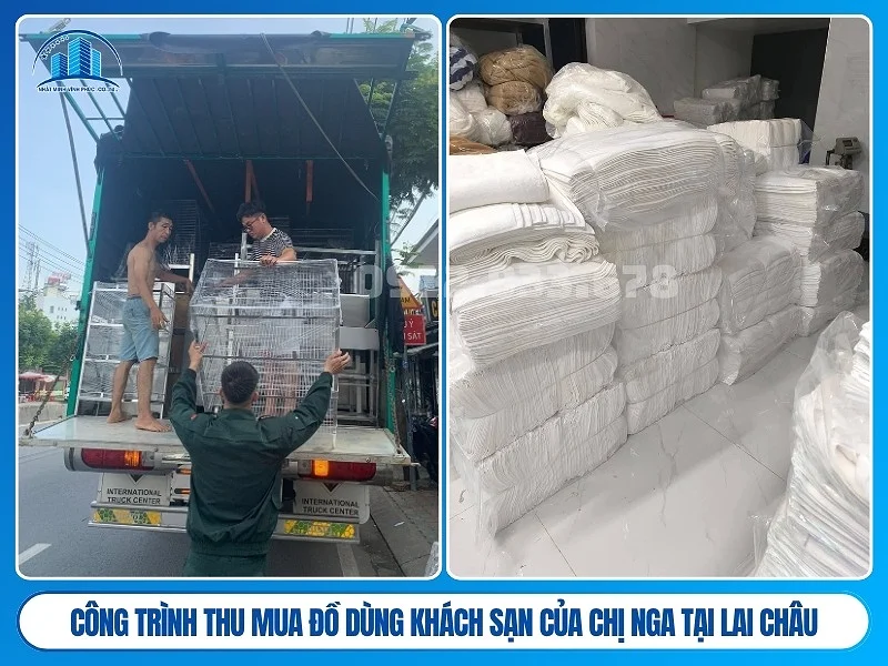 Công trình Thu mua đồ dùng khách sạn của chị nga tại Lai Châu