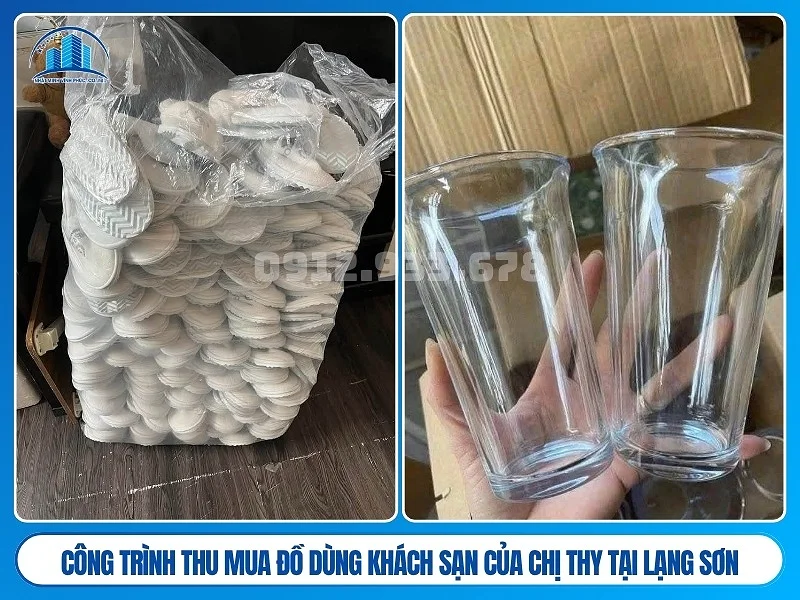 Công trình Thu mua đồ dùng khách sạn CỦA chị THy tại Lạng Sơn