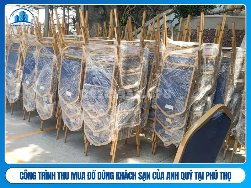 Công trình Thu mua đồ dùng khách sạn của anh quý tại Phú Thọ