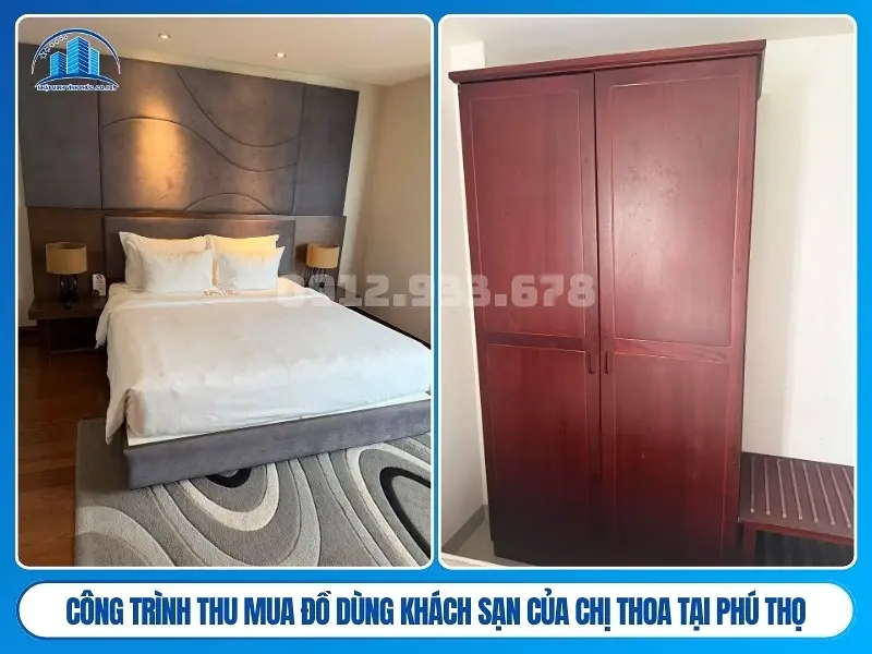 Công trình Thu mua đồ dùng khách sạn của chị thoa tại Phú Thọ
