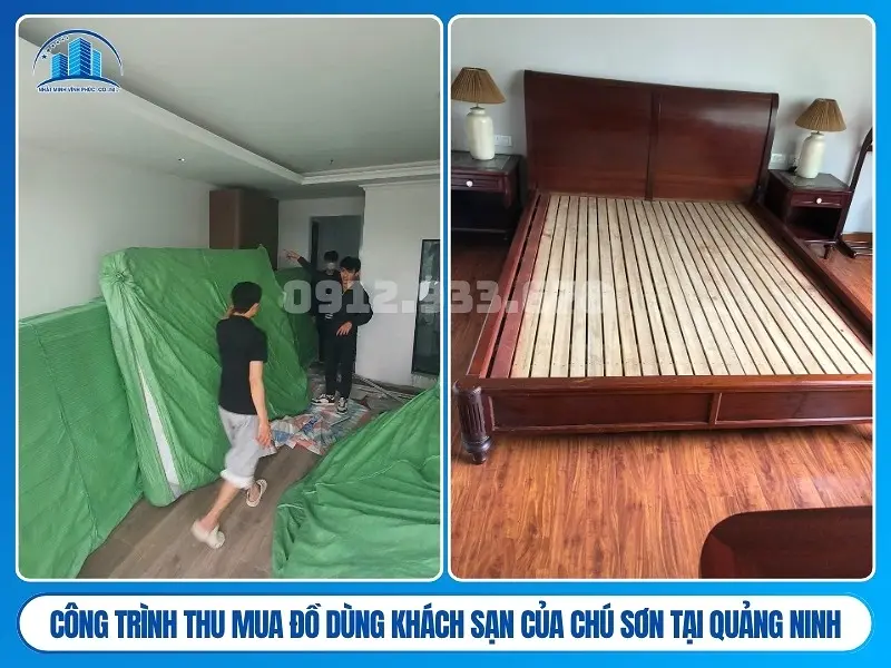 công trình Thu mua đồ dùng khách sạn của chú sơn tại Quảng Ninh