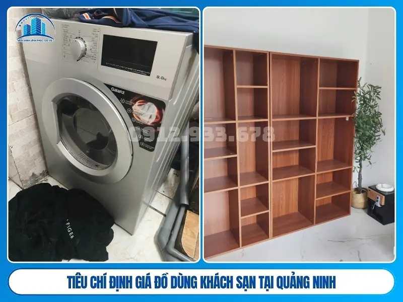 tiêu chí định giá đồ dùng khách sạn tại Quảng Ninh