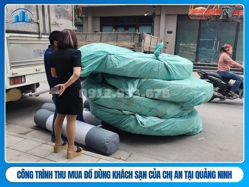 công trình Thu mua đồ dùng khách sạn của chị an tại Quảng Ninh