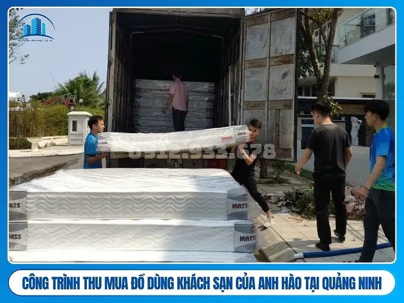 công trình Thu mua đồ dùng khách sạn của anh hào tại Quảng Ninh