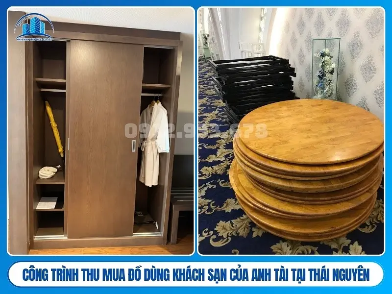 công trình Thu mua đồ dùng khách sạn của anh tài tại Thái Nguyên