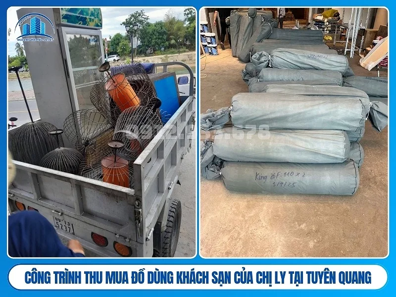 Công trình Thu mua đồ dùng khách sạn của chị ly tại Tuyên Quang