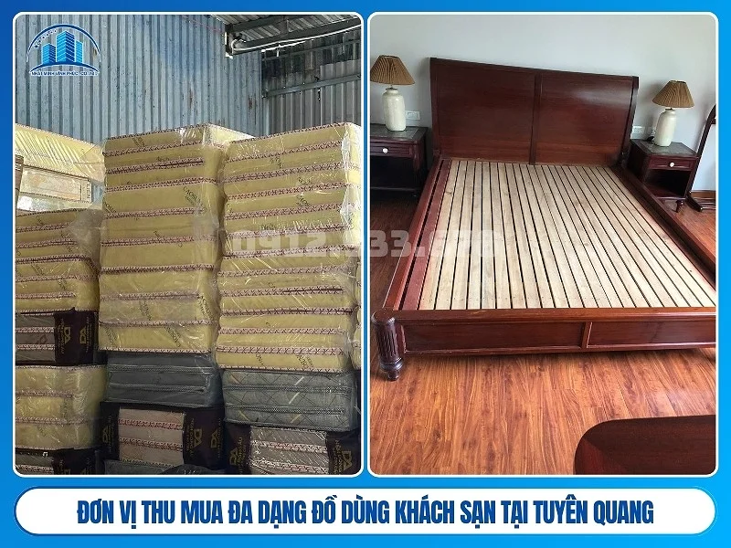 Đơn vị thu mua đa dạng đồ dùng khách sạn tại Tuyên Quang