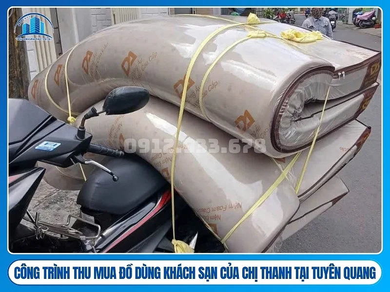 Công trình Thu mua đồ dùng khách sạn của chị THANh tại Tuyên Quang