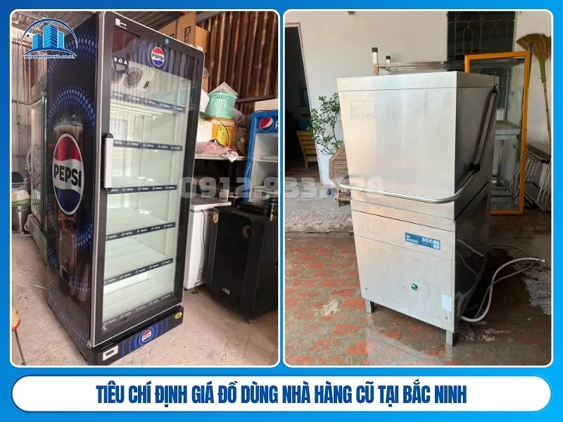 tiêu chí định giá đồ dùng nhà hàng cũ tại Bắc Ninh