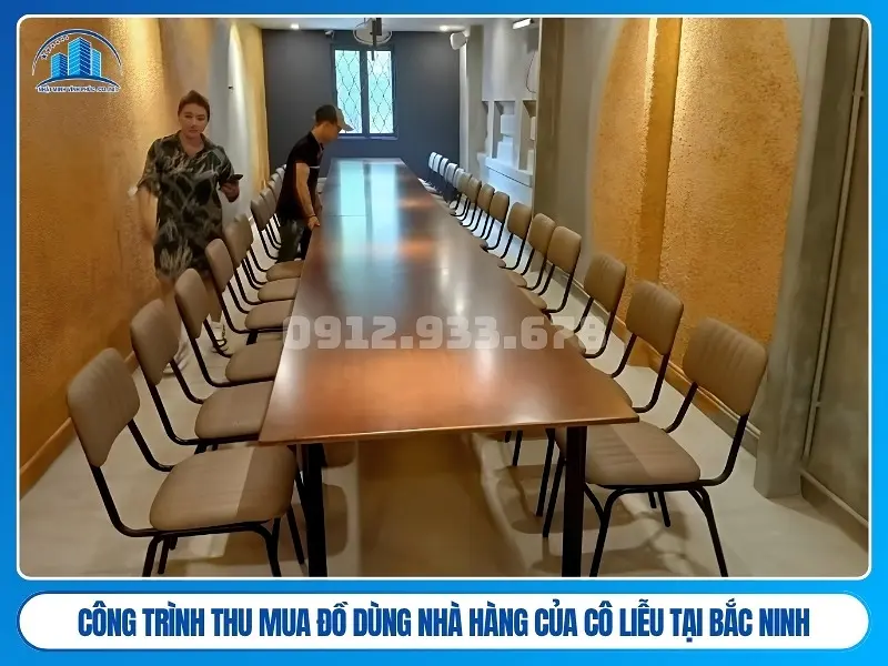 Công trình thu mua đồ dùng nhà hàng của Cô liễu tại Bắc Ninh