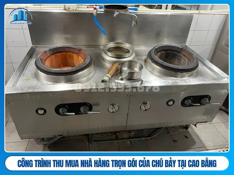 Công trình thu mua nhà hàng trọn gói của chú bảy Tại cao bằng