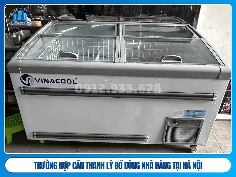 Trường hợp cần thanh lý đồ dùng nhà hàng tại Hà Nội