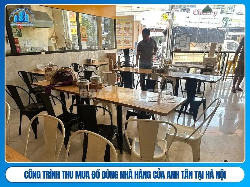 Công trình thu mua đồ dùng nhà hàng của anh tân tại hà nội