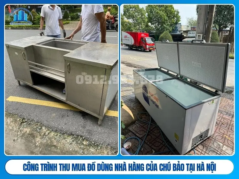 Công trình thu mua đồ dùng nhà hàng của chú bảo tại hà nội