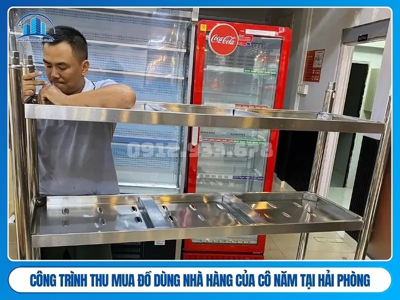 Công trình thu mua đồ dùng nhà hàng của cô năm tại hải phòng