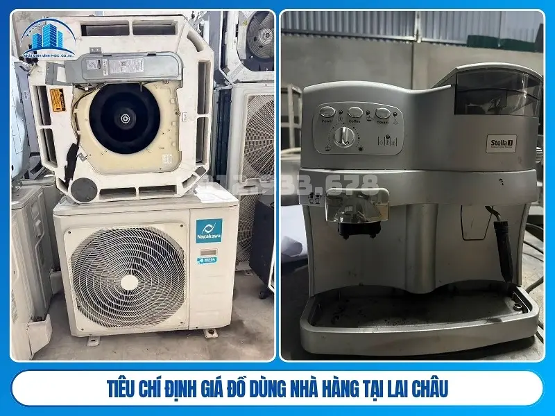 tiêu chí định giá đồ dùng nhà hàng tại Lai Châu