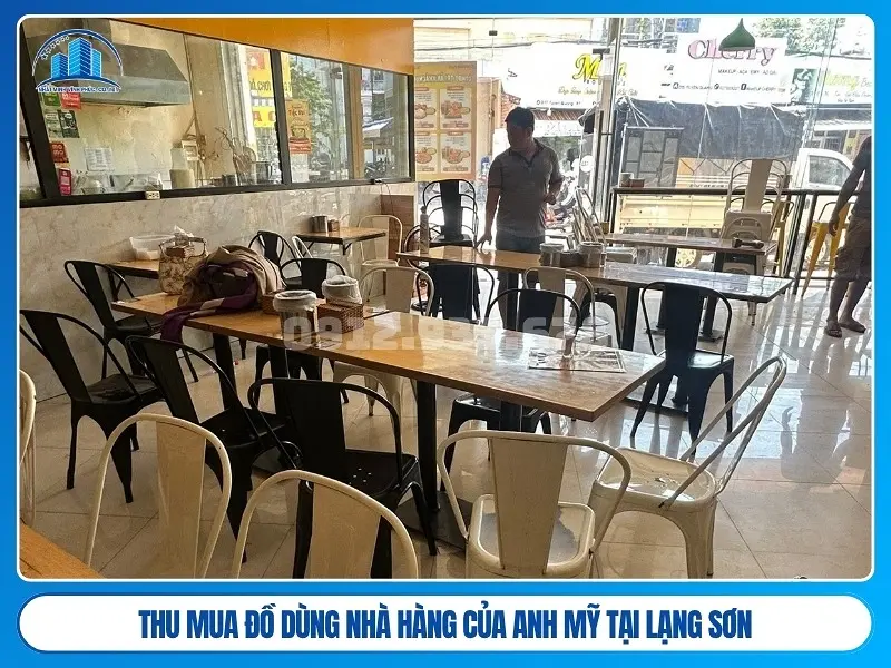 thu mua đồ dùng nhà hàng của anh mỹ tại lạng sơn