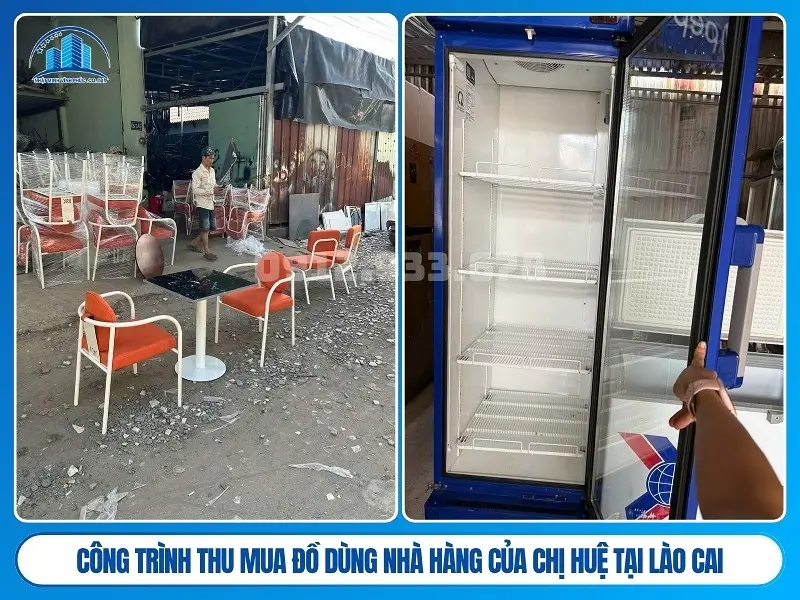 Công trình thu mua đồ dùng nhà hàng của chị huệ TẠI lào cai