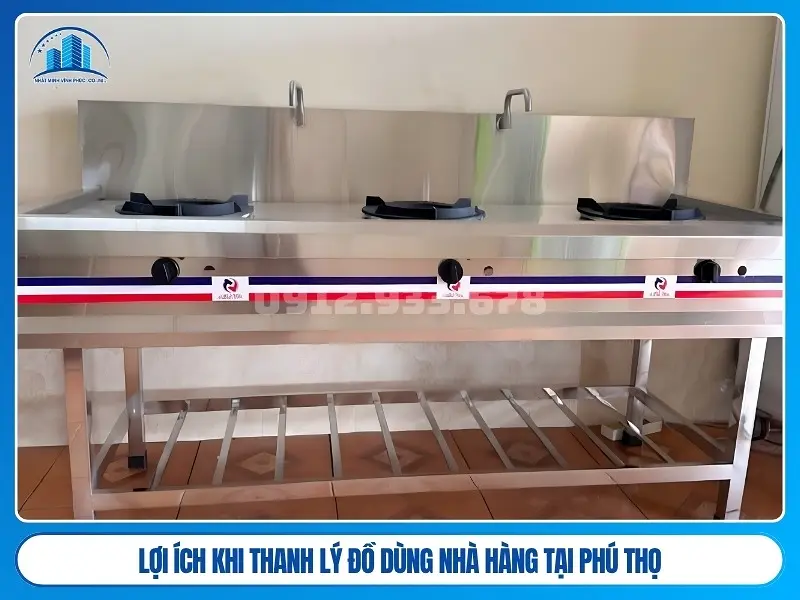 lợi ích khi thanh lý đồ dùng nhà hàng tại Phú Thọ