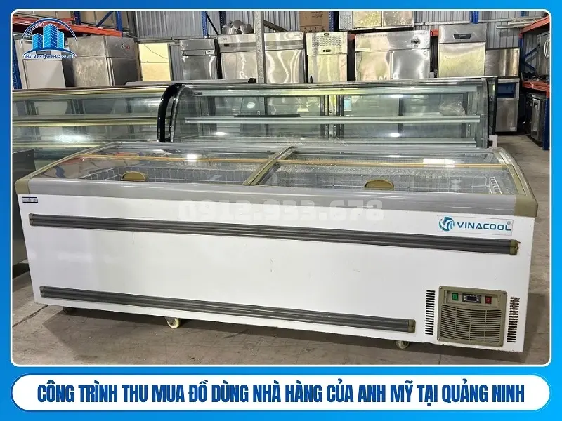 Công trình thu mua đồ dùng nhà hàng của anh mỹ tại Quảng Ninh