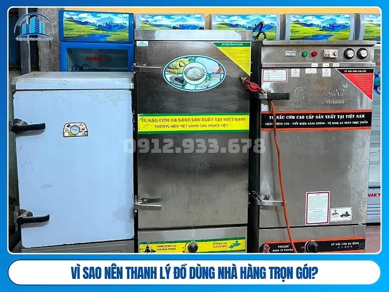Vì sao nên thanh lý đồ dùng nhà hàng trọn gói?