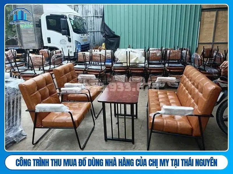 Công trình thu mua đồ dùng nhà hàng của chị my tại thái nguyên