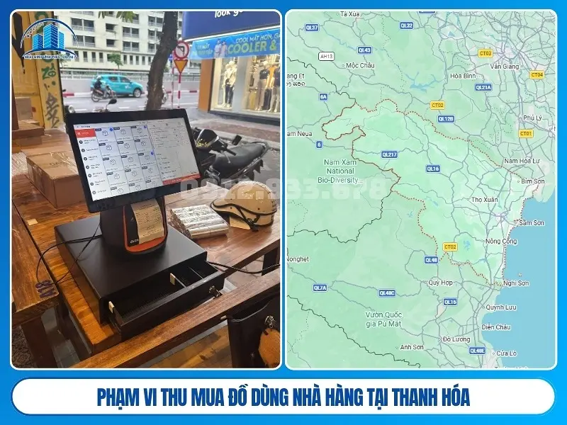 Phạm vi thu mua đồ dùng nhà hàng tại Thanh Hóa