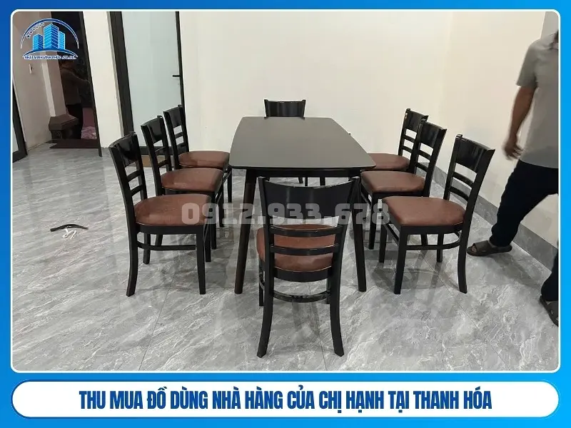 thu mua đồ dùng nhà hàng của chị hạnh tại thanh hóa