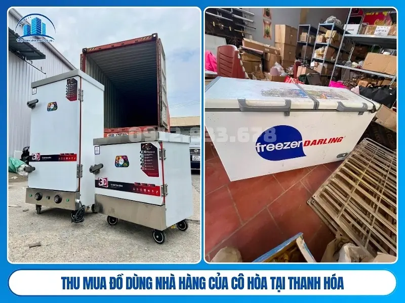 thu mua đồ dùng nhà hàng của Cô hòa tại thanh hóa