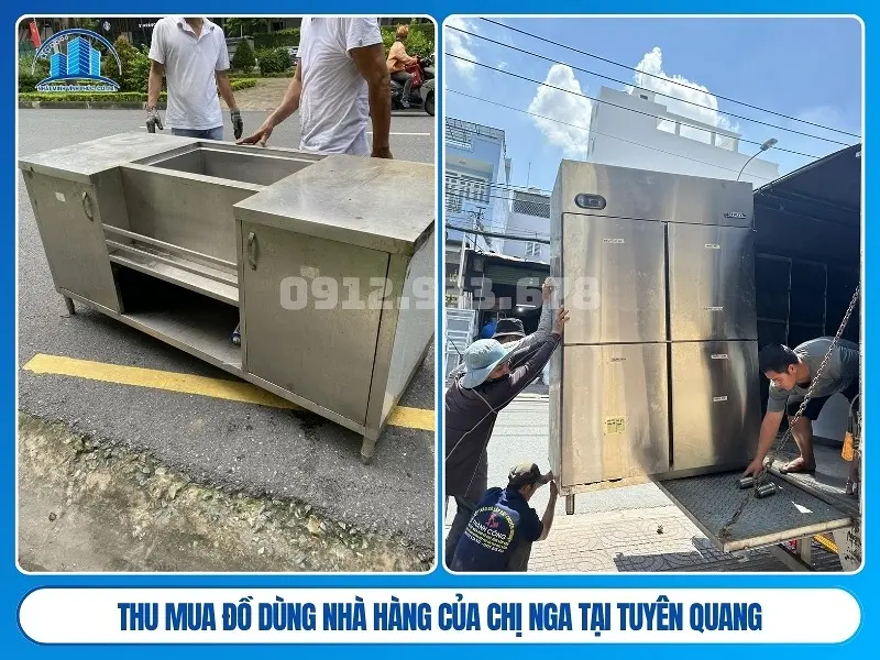 thu mua đồ dùng nhà hàng của chị nga tại tuyên quang