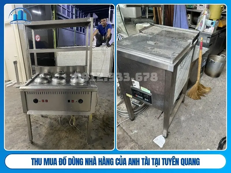 thu mua đồ dùng nhà hàng của anh tài tại tuyên quang
