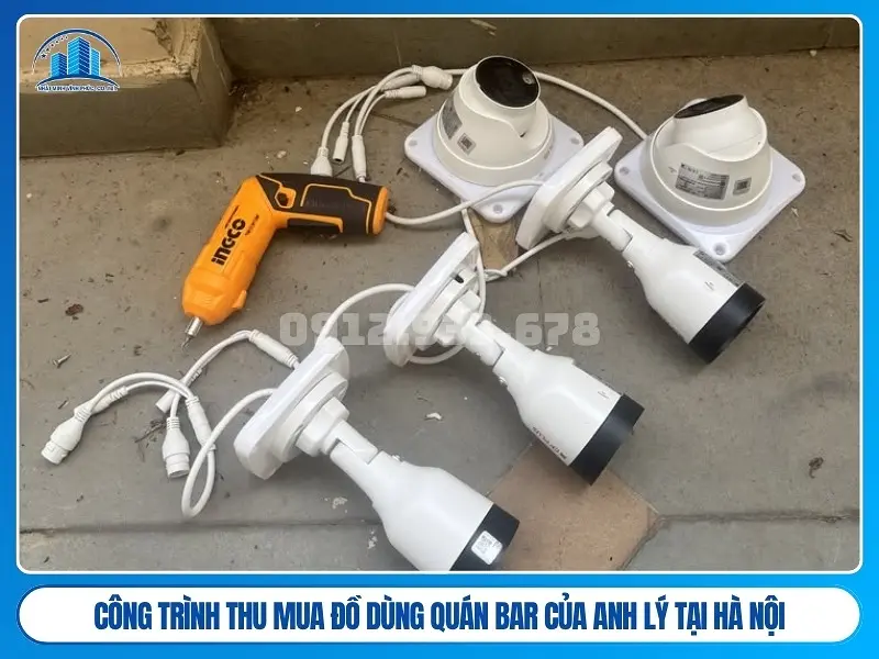 Công trình thu mua đồ dùng quán bar của anh lý tại hà nội