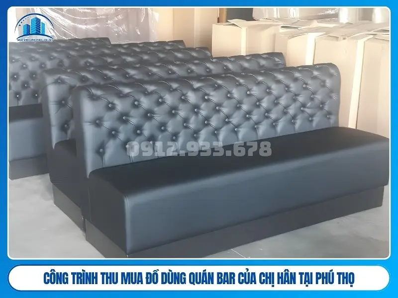 Công trình thu mua đồ dùng quán bar của chị hân tại phú thọ