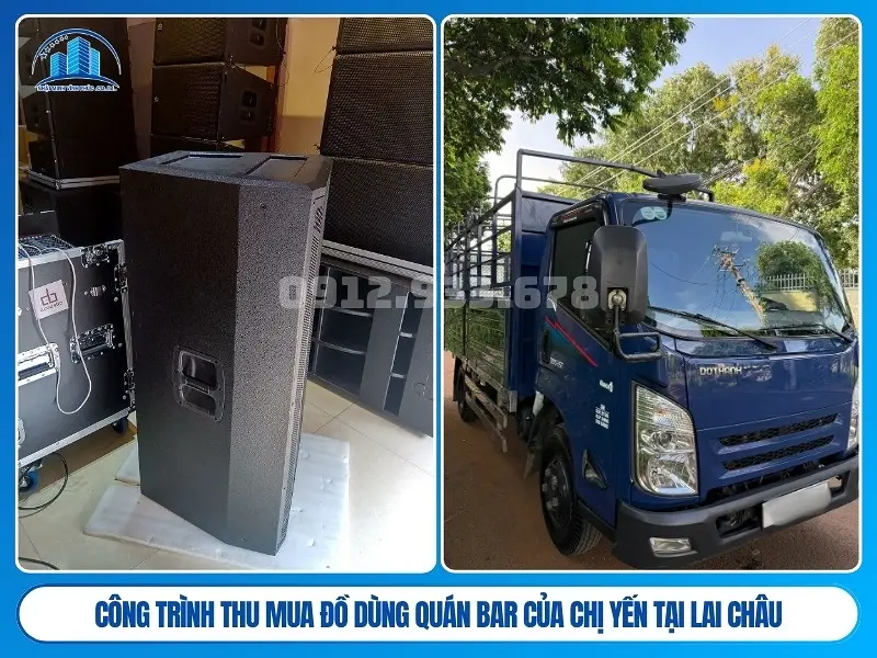 Công trình thu mua đồ dùng quán bar của chị yến tại Lai Châu